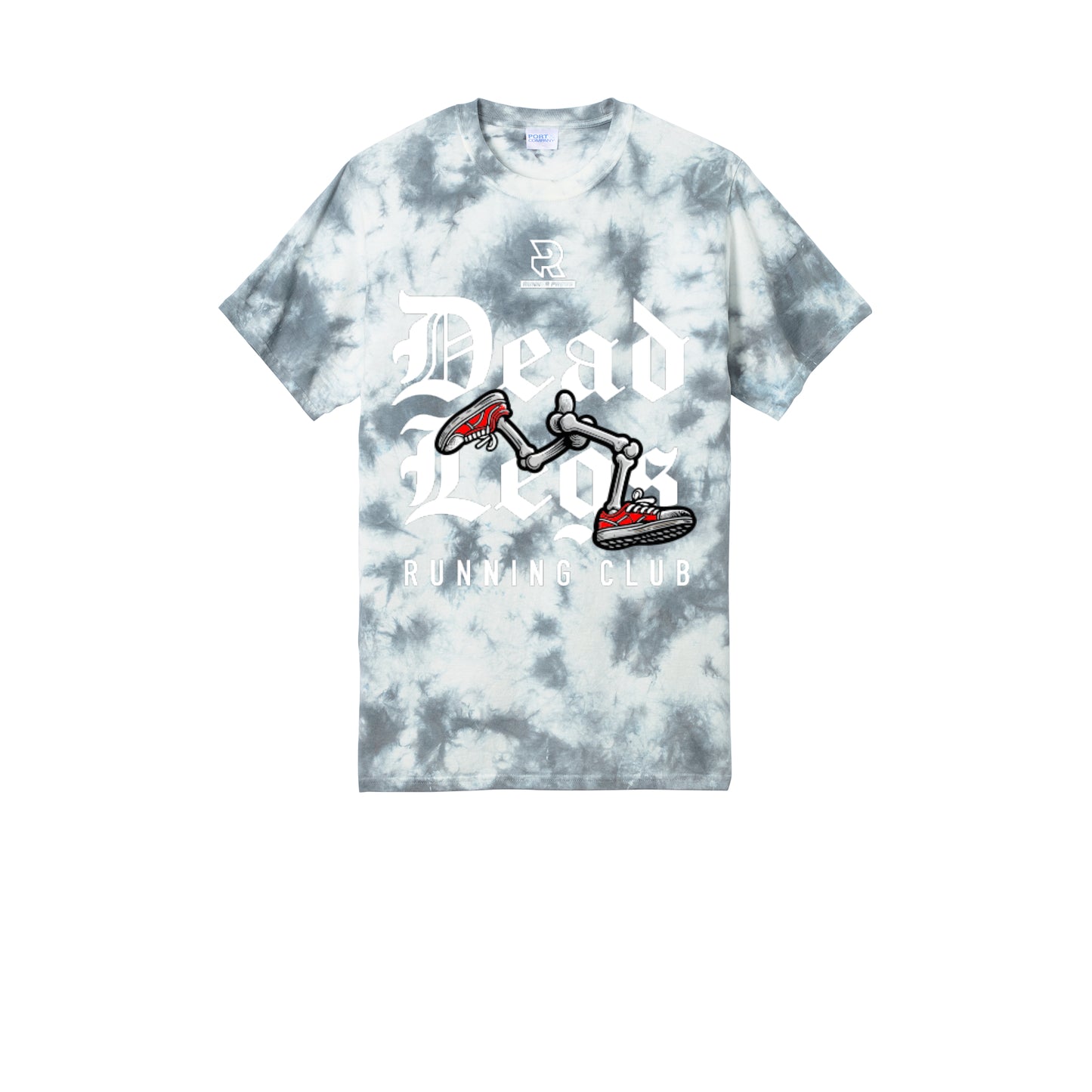 DEAD LEGS (White) - Short Sleeve Tie Dye Cotton Tee