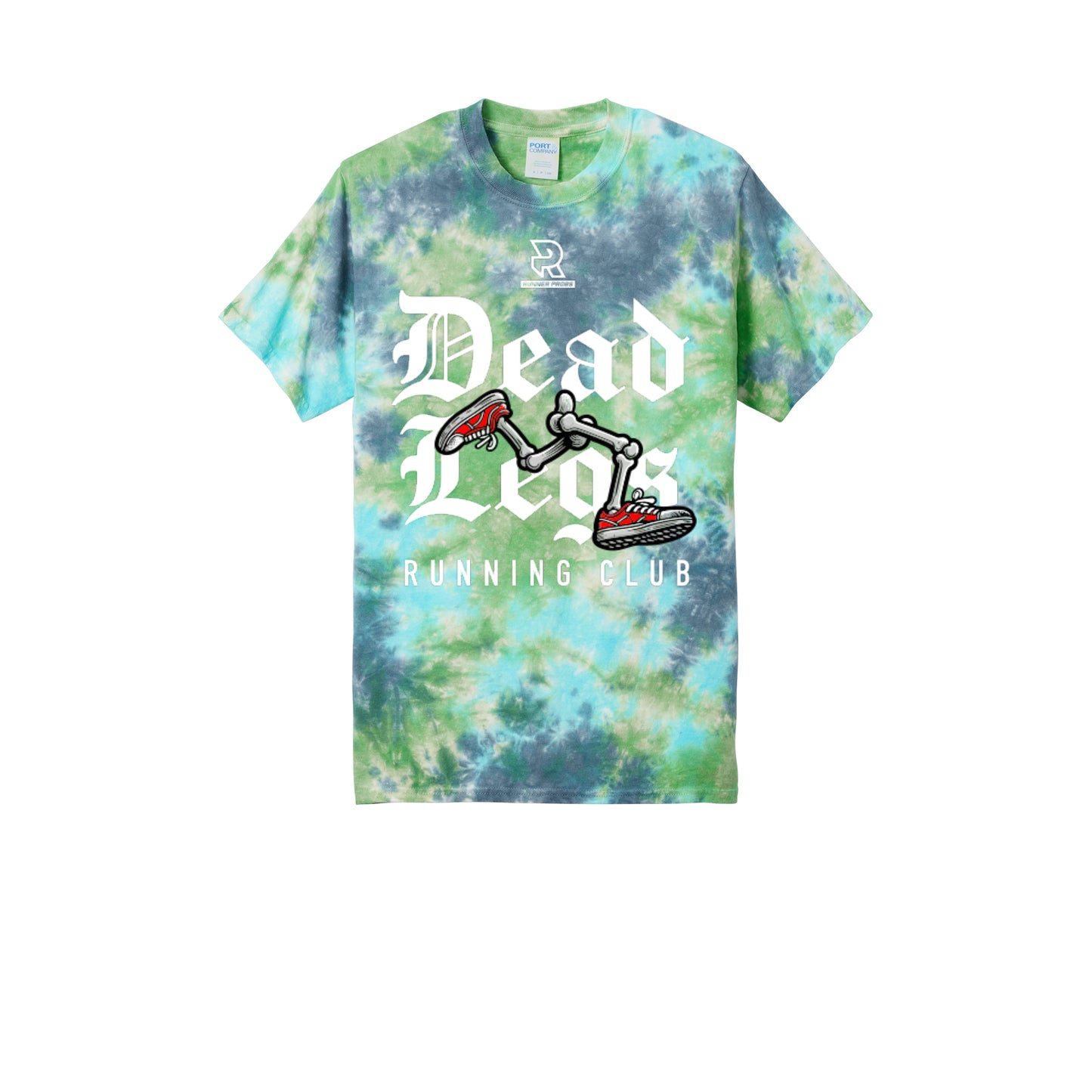 DEAD LEGS (White) - Short Sleeve Tie Dye Cotton Tee