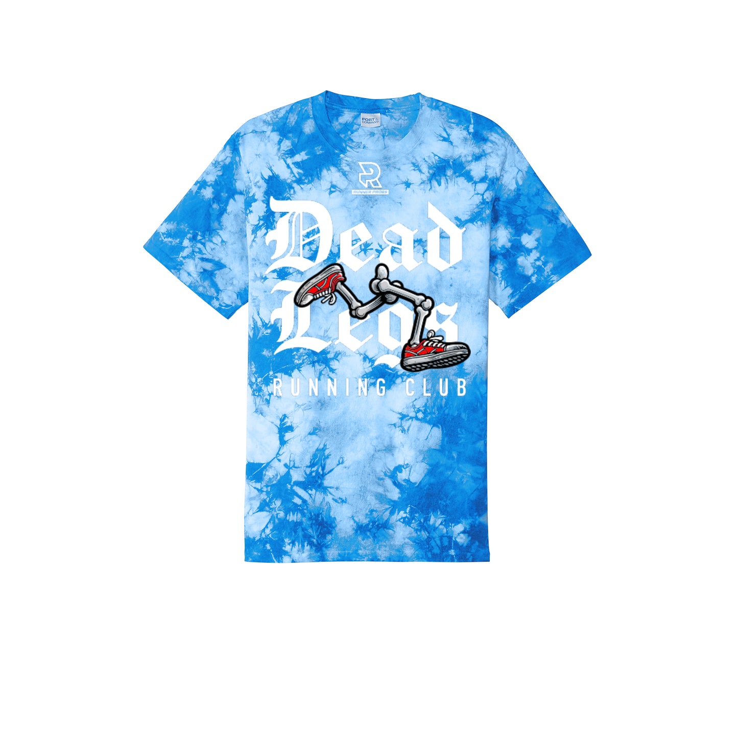 DEAD LEGS (White) - Short Sleeve Tie Dye Cotton Tee