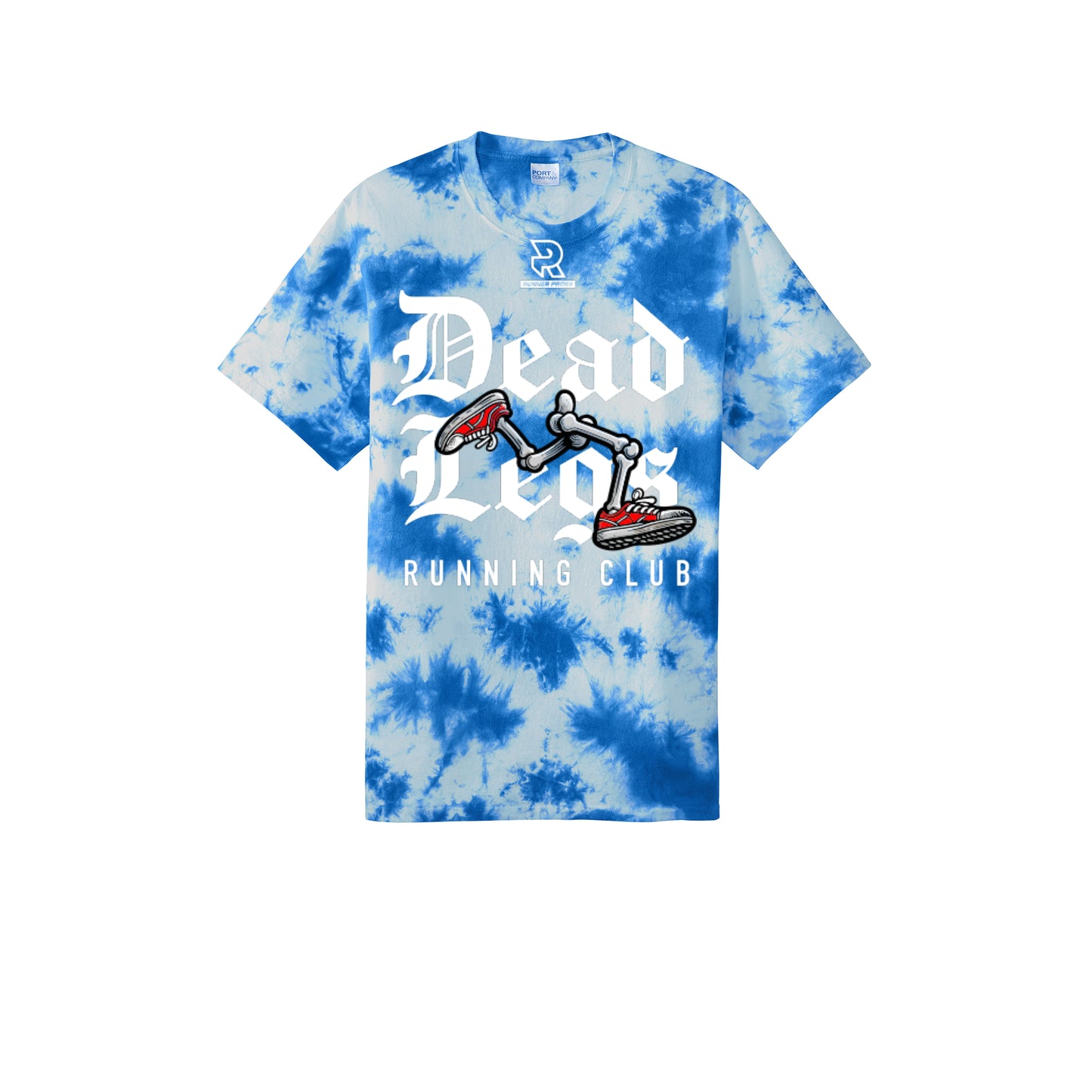 DEAD LEGS (White) - Short Sleeve Tie Dye Cotton Tee