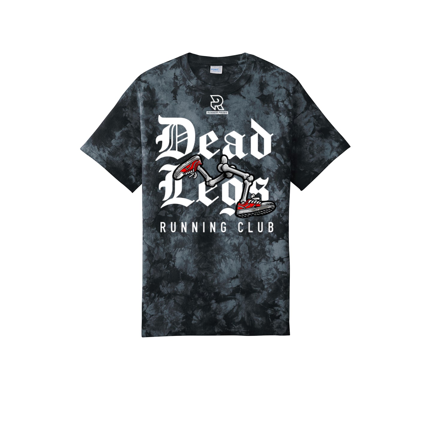 DEAD LEGS (White) - Short Sleeve Tie Dye Cotton Tee