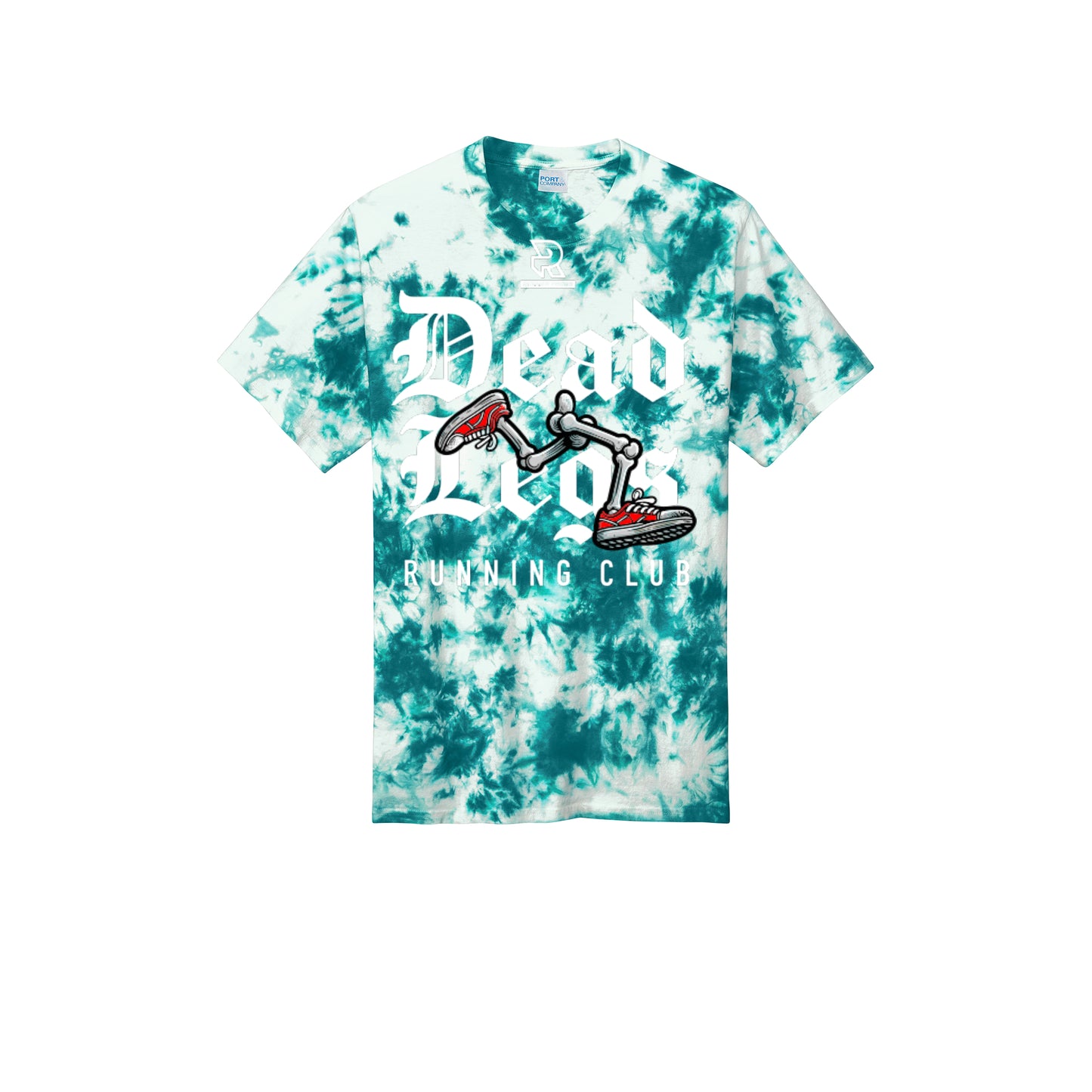 DEAD LEGS (White) - Short Sleeve Tie Dye Cotton Tee