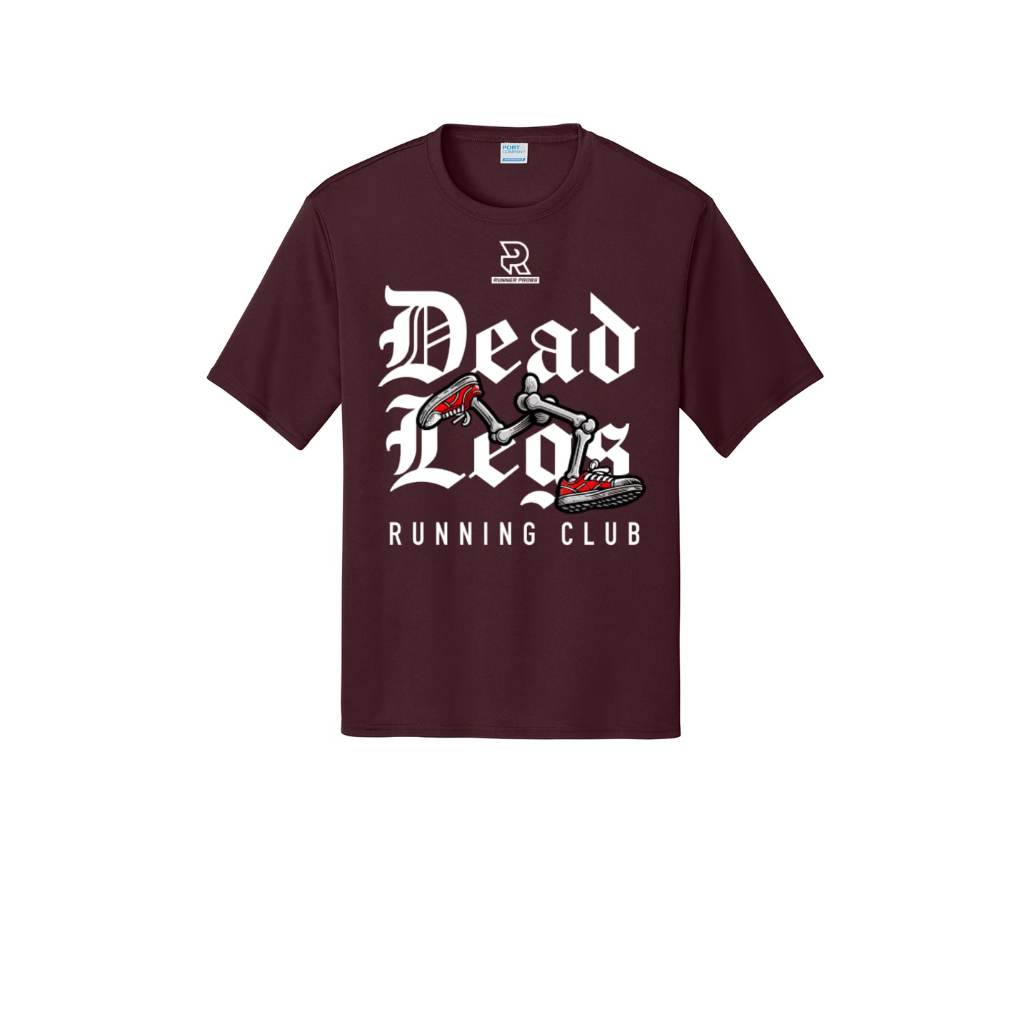 DEAD LEGS (White) - Short Sleeve Performance Tee