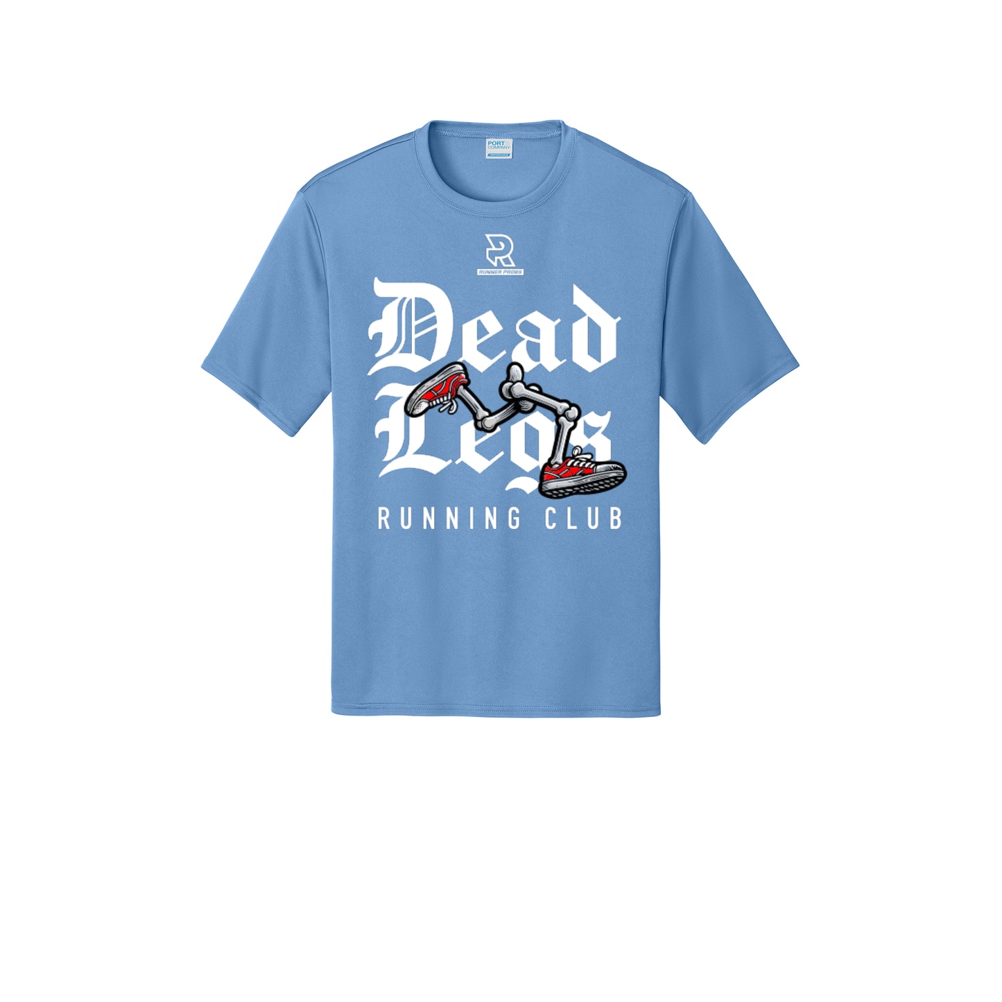 DEAD LEGS (White) - Short Sleeve Performance Tee