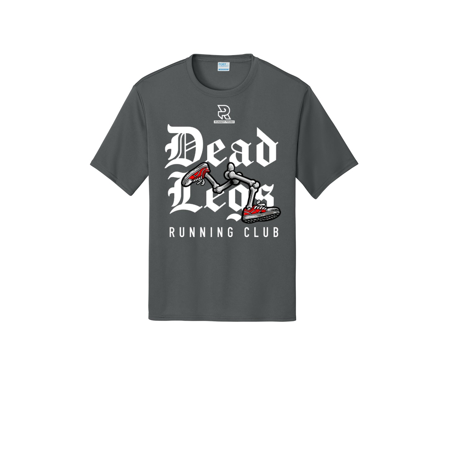 DEAD LEGS (White) - Short Sleeve Performance Tee