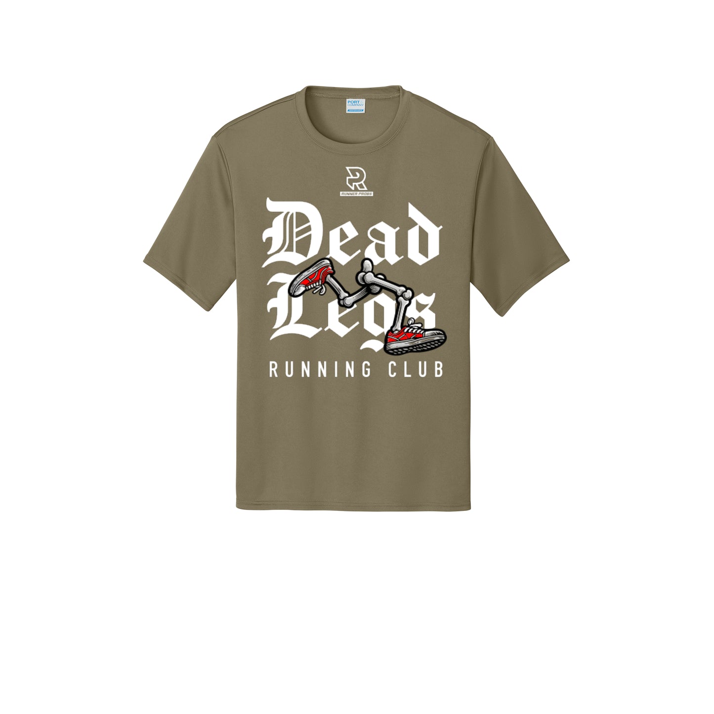 DEAD LEGS (White) - Short Sleeve Performance Tee