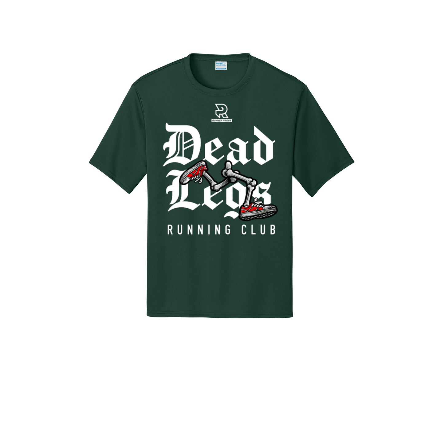 DEAD LEGS (White) - Short Sleeve Performance Tee