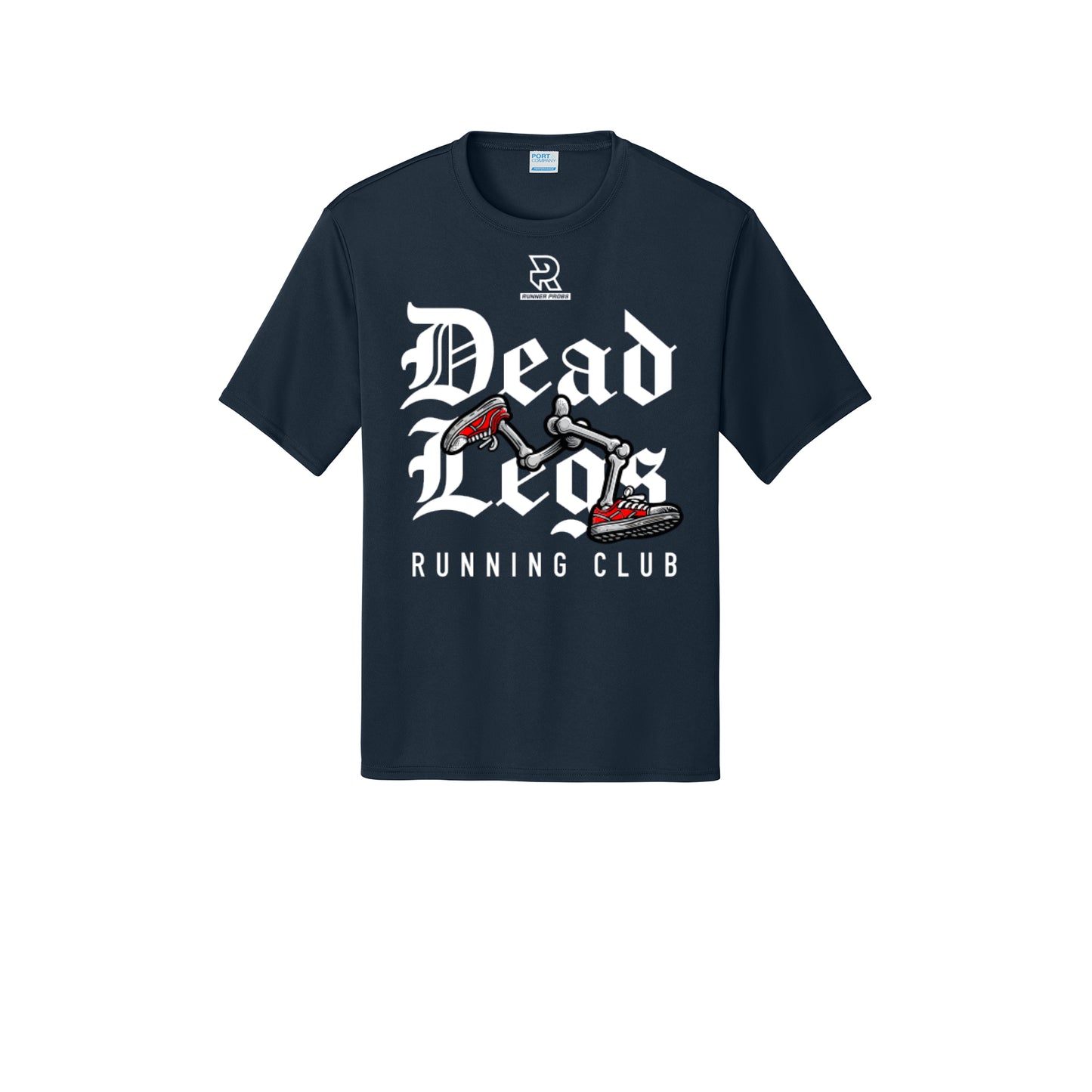 DEAD LEGS (White) - Short Sleeve Performance Tee
