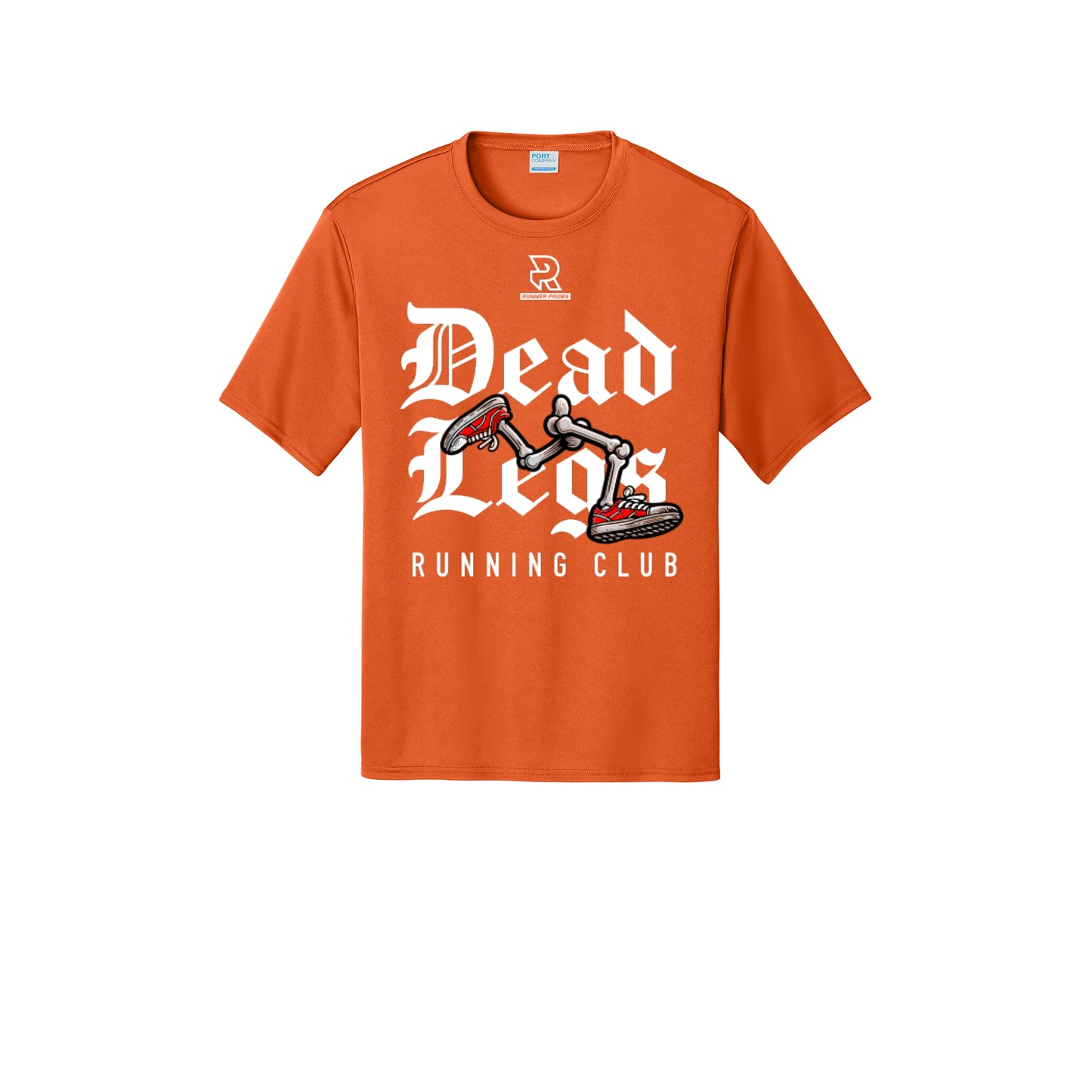 DEAD LEGS (White) - Short Sleeve Performance Tee