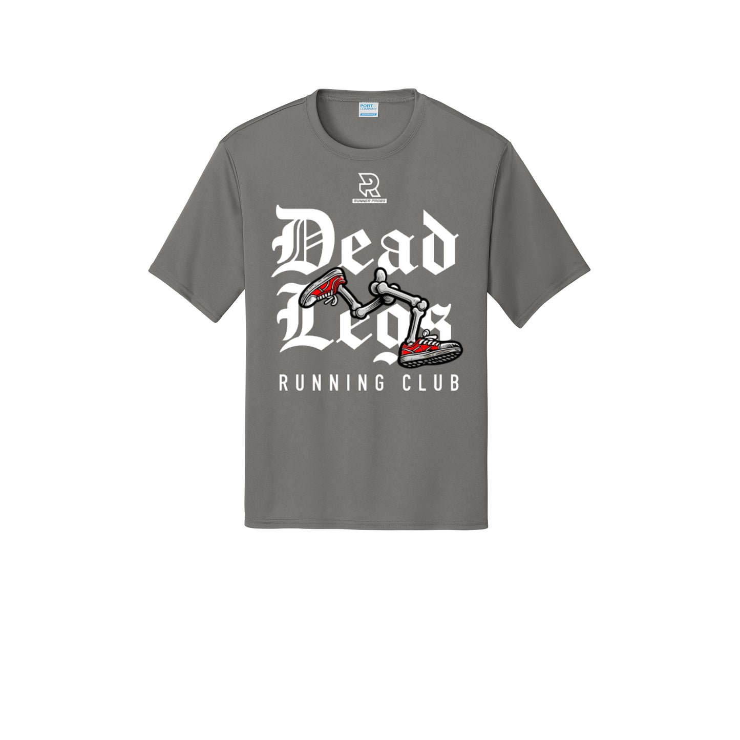 DEAD LEGS (White) - Short Sleeve Performance Tee