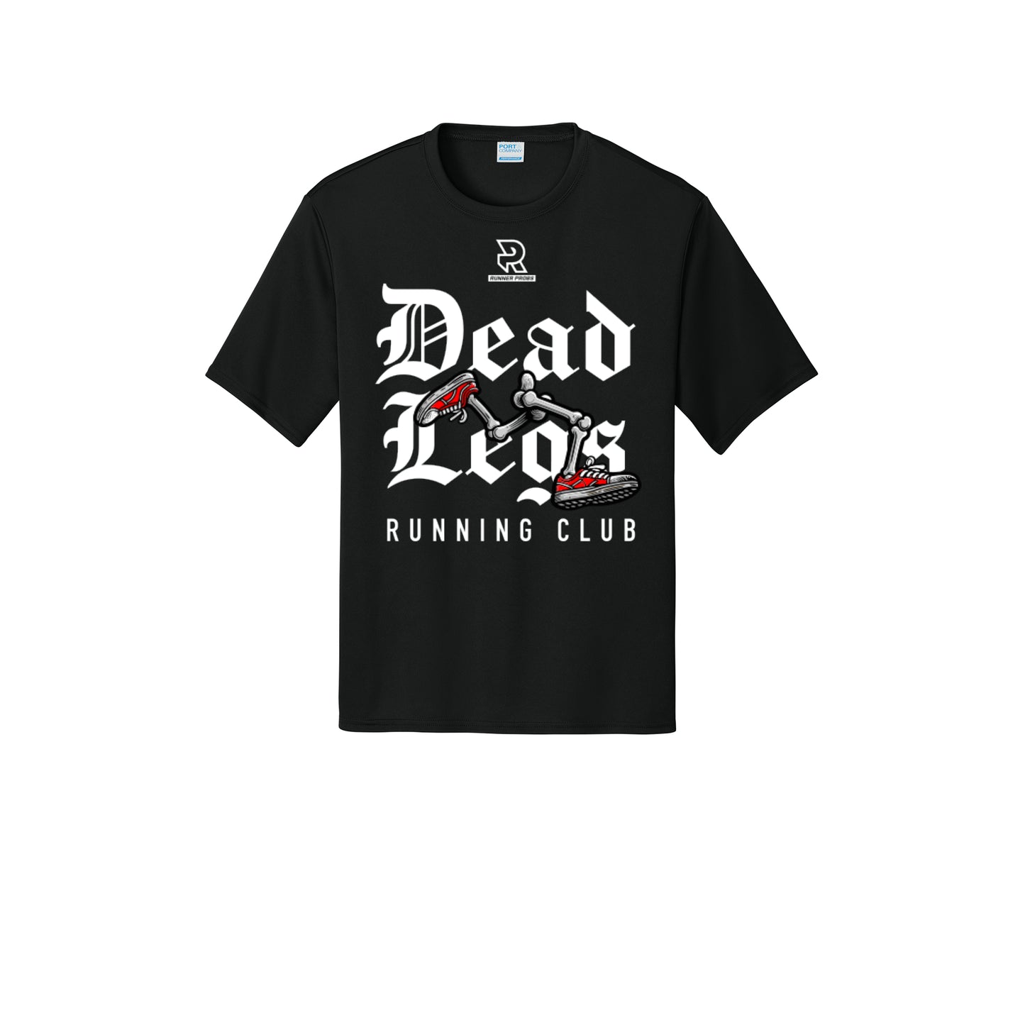 DEAD LEGS (White) - Short Sleeve Performance Tee