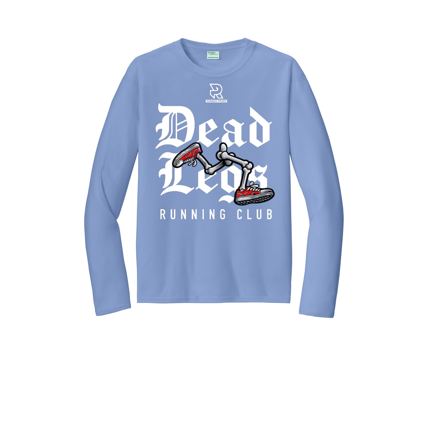 DEAD LEGS (White) - Long Sleeve Performance Tee
