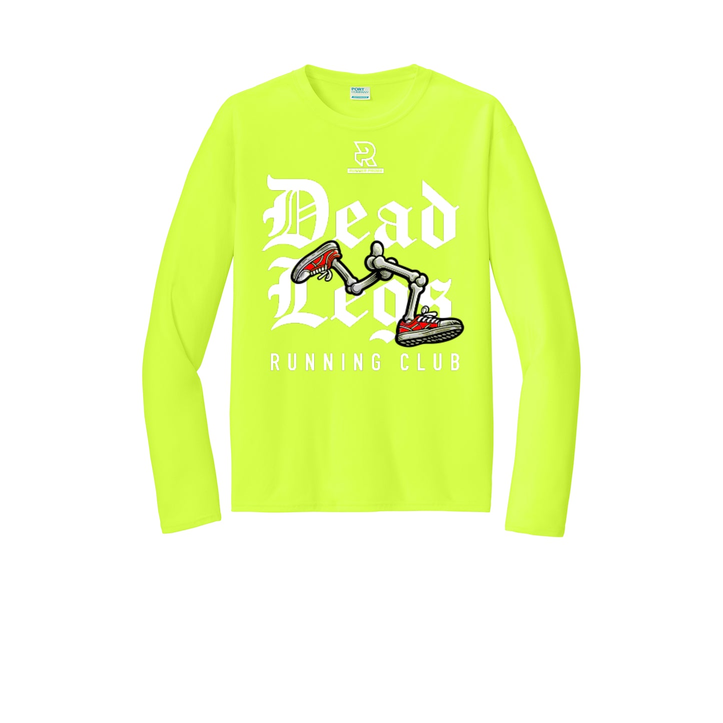 DEAD LEGS (White) - Long Sleeve Performance Tee
