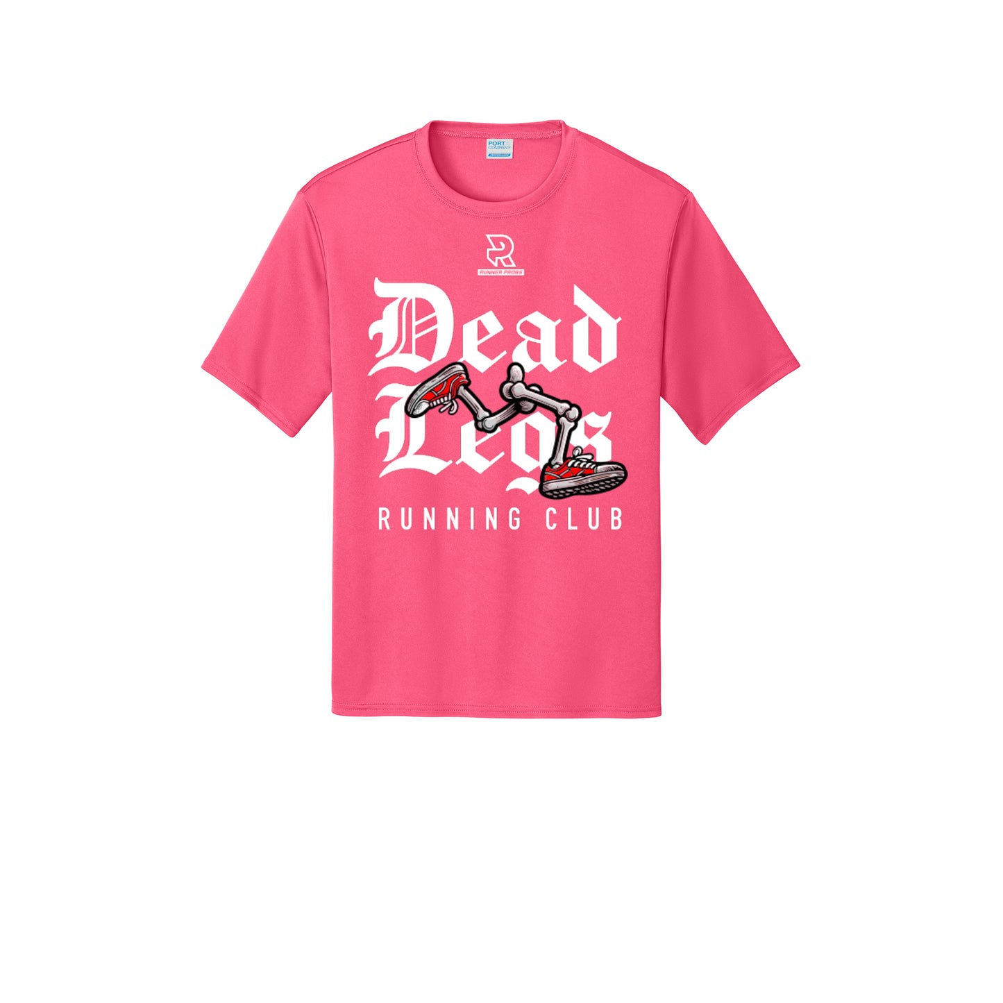 DEAD LEGS (White) - Short Sleeve Performance Tee