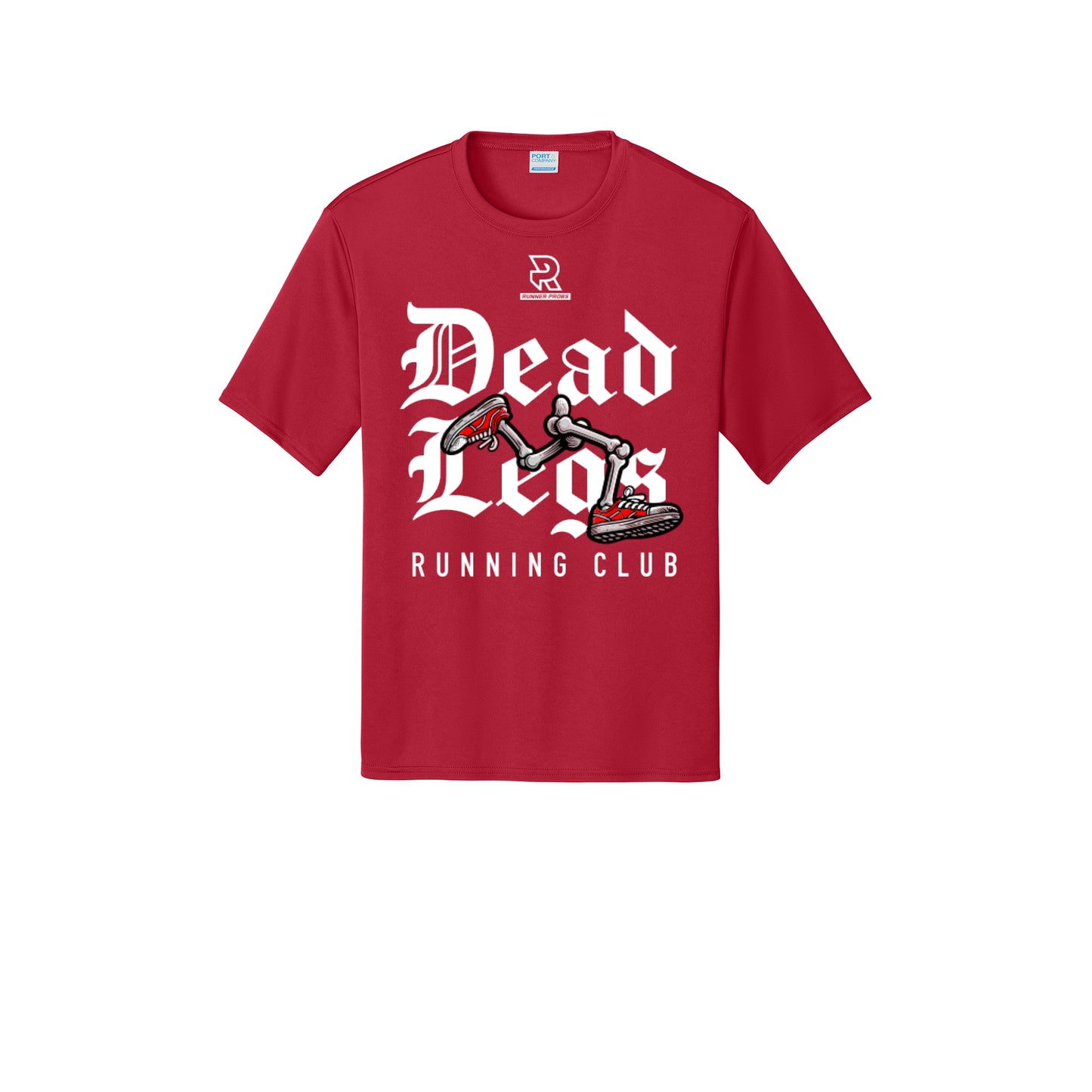 DEAD LEGS (White) - Short Sleeve Performance Tee