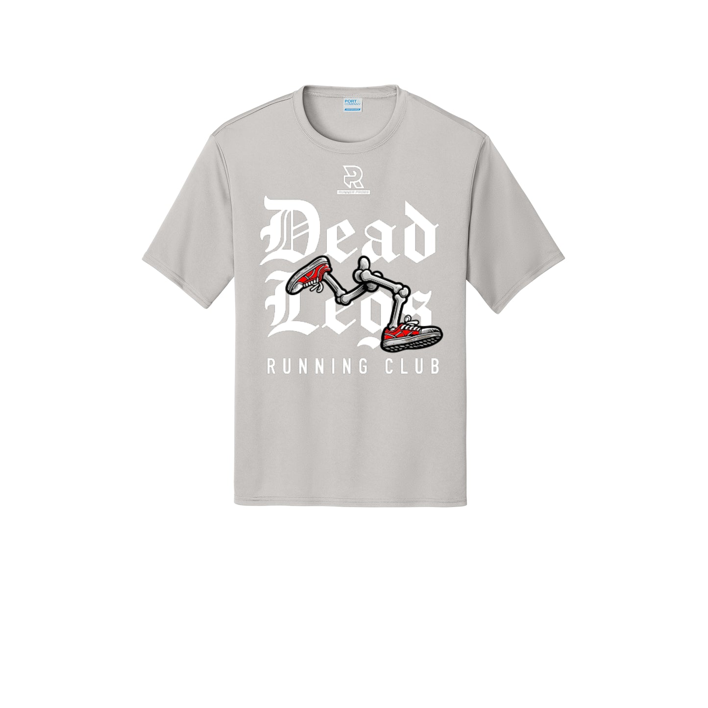 DEAD LEGS (White) - Short Sleeve Performance Tee