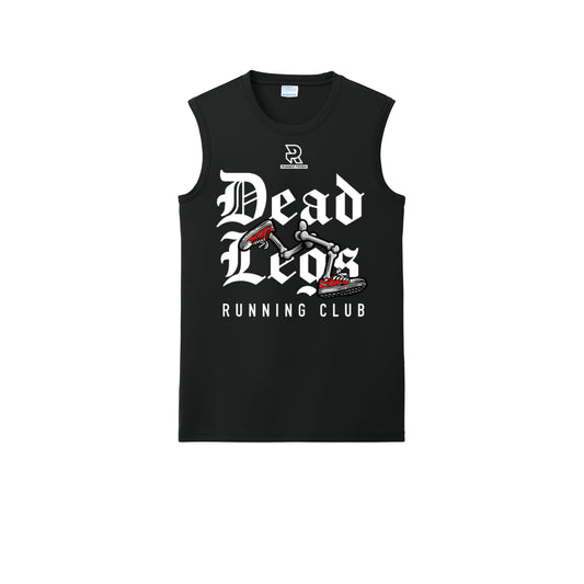 DEAD LEGS (White) - Sleeveless Performance Tee