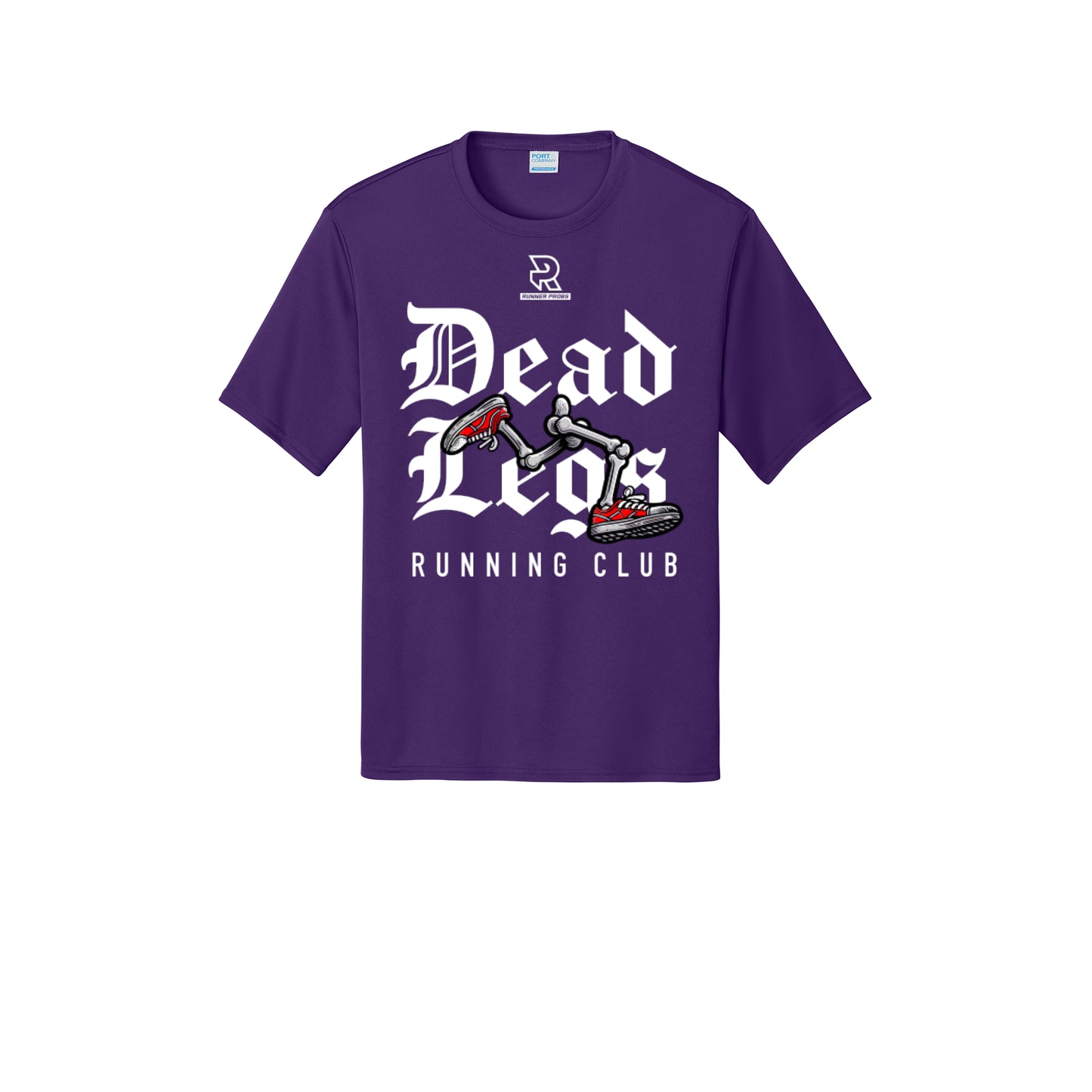 DEAD LEGS (White) - Short Sleeve Performance Tee