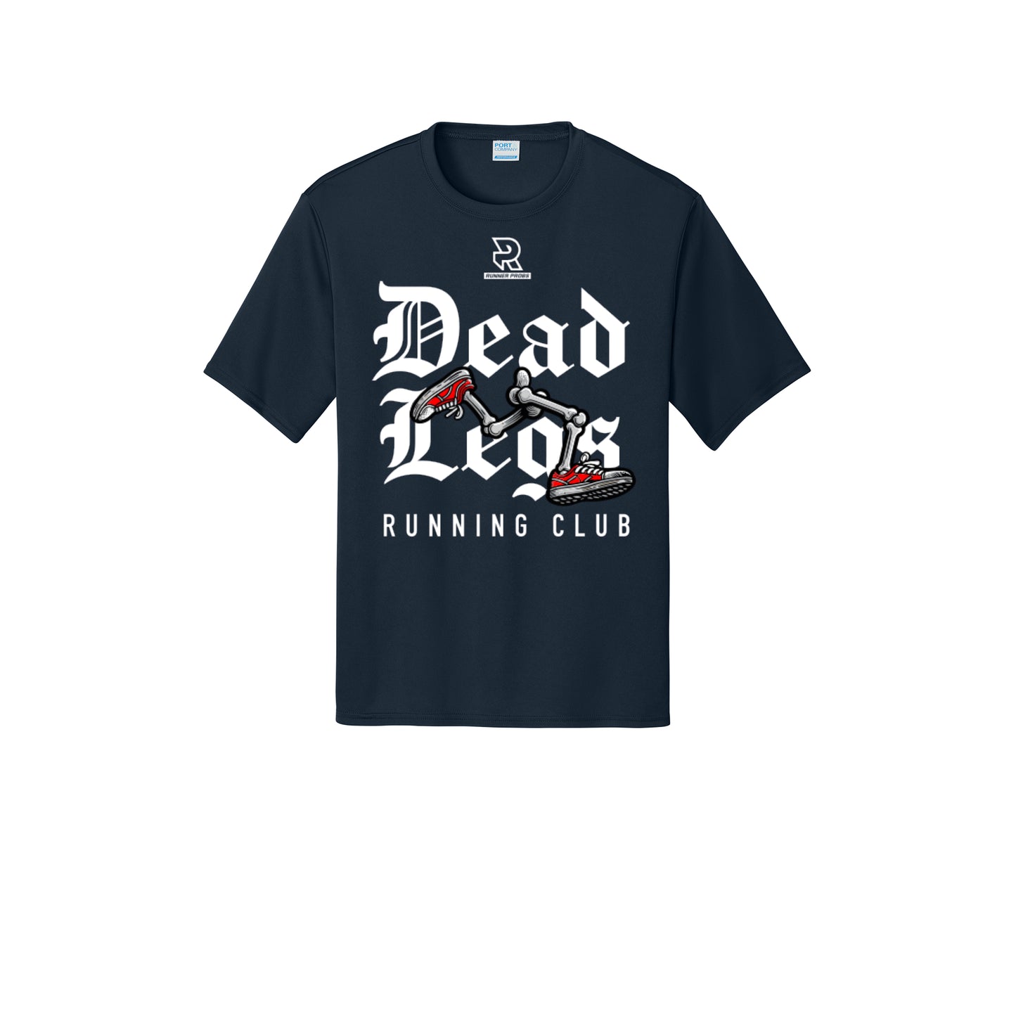 DEAD LEGS (White) - Short Sleeve Performance Tee