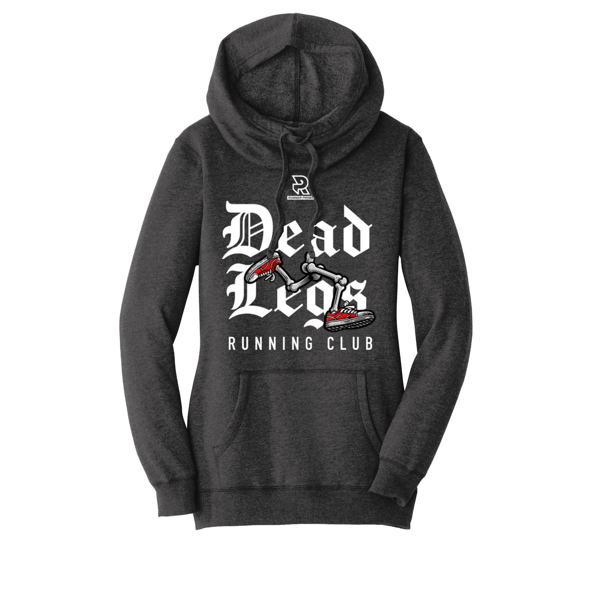 DEAD LEGS (White) - Womens Lightweight Fleece Hoodie