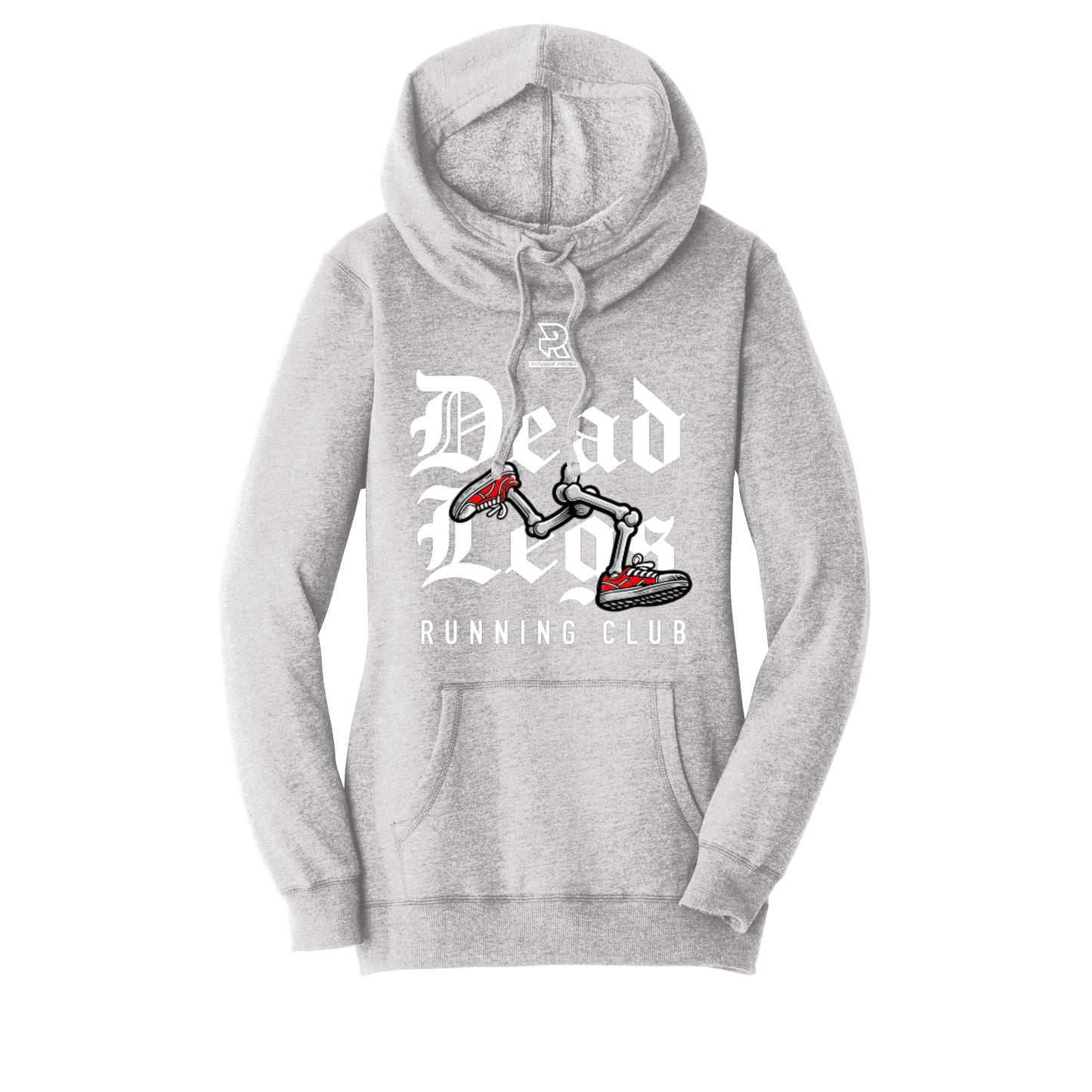 DEAD LEGS (White) - Womens Lightweight Fleece Hoodie