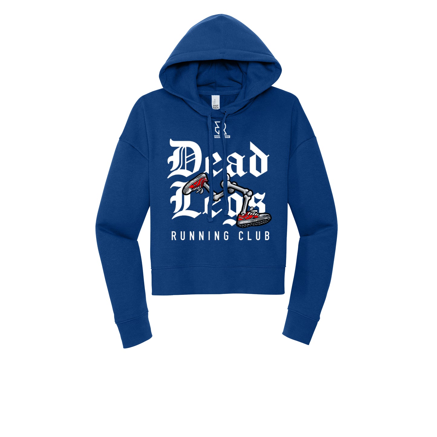 DEAD LEGS (White) - Womens Fleece Hoodie