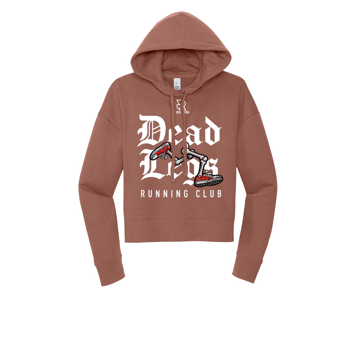 DEAD LEGS (White) - Womens Fleece Hoodie