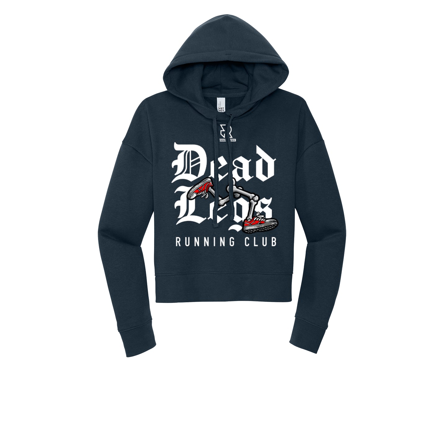 DEAD LEGS (White) - Womens Fleece Hoodie