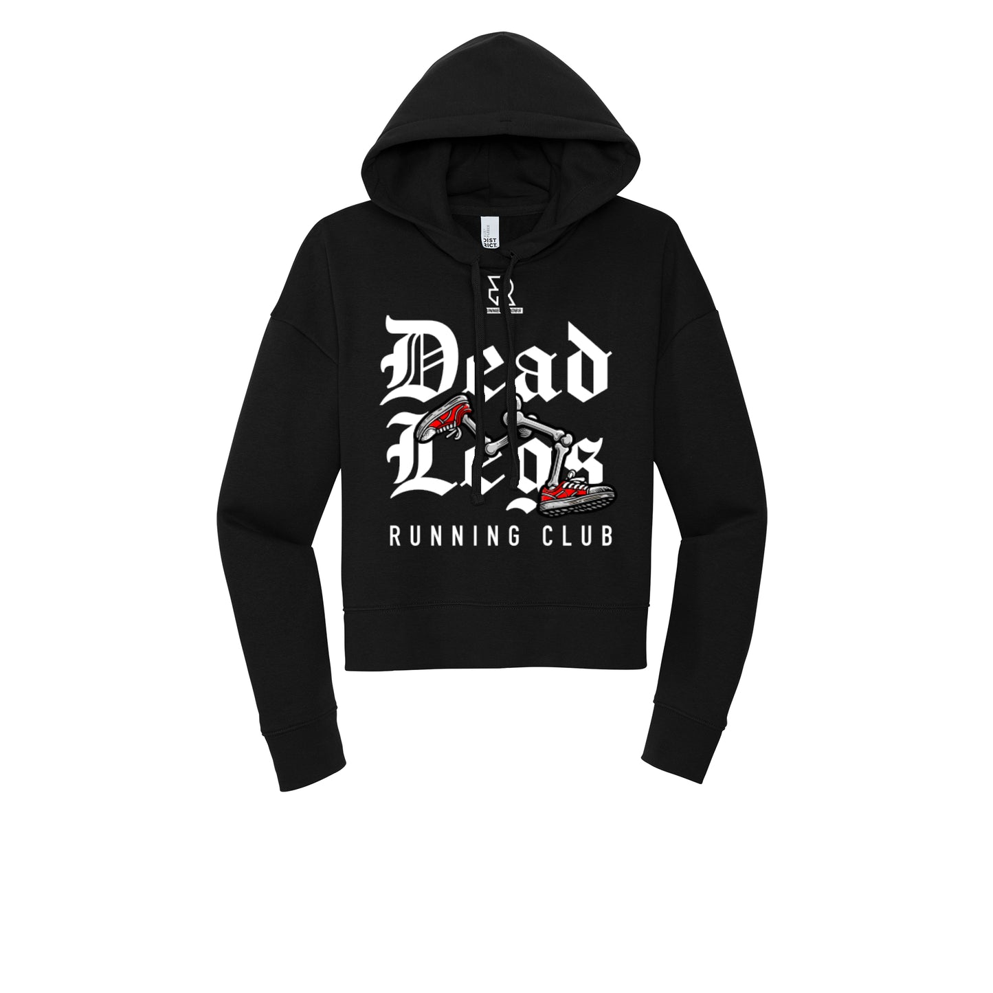 DEAD LEGS (White) - Womens Fleece Hoodie