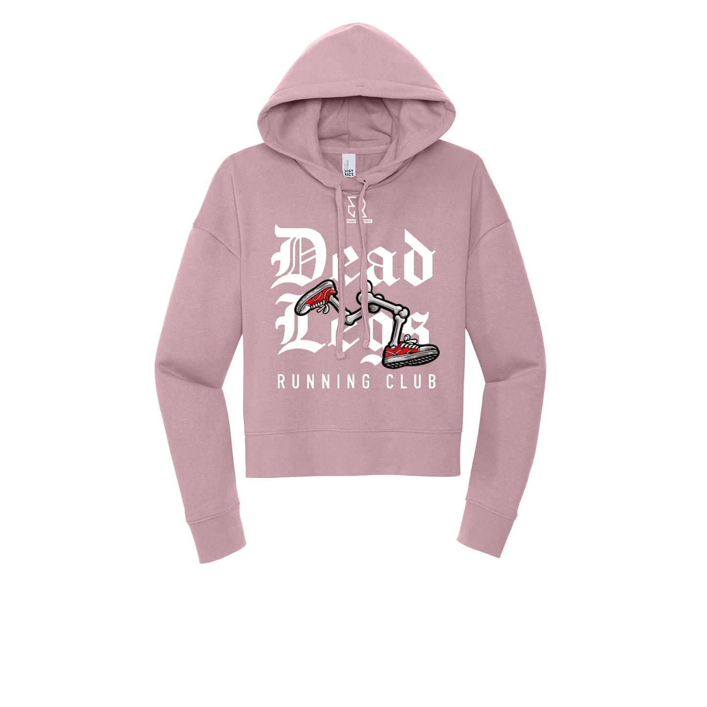 DEAD LEGS (White) - Womens Fleece Hoodie