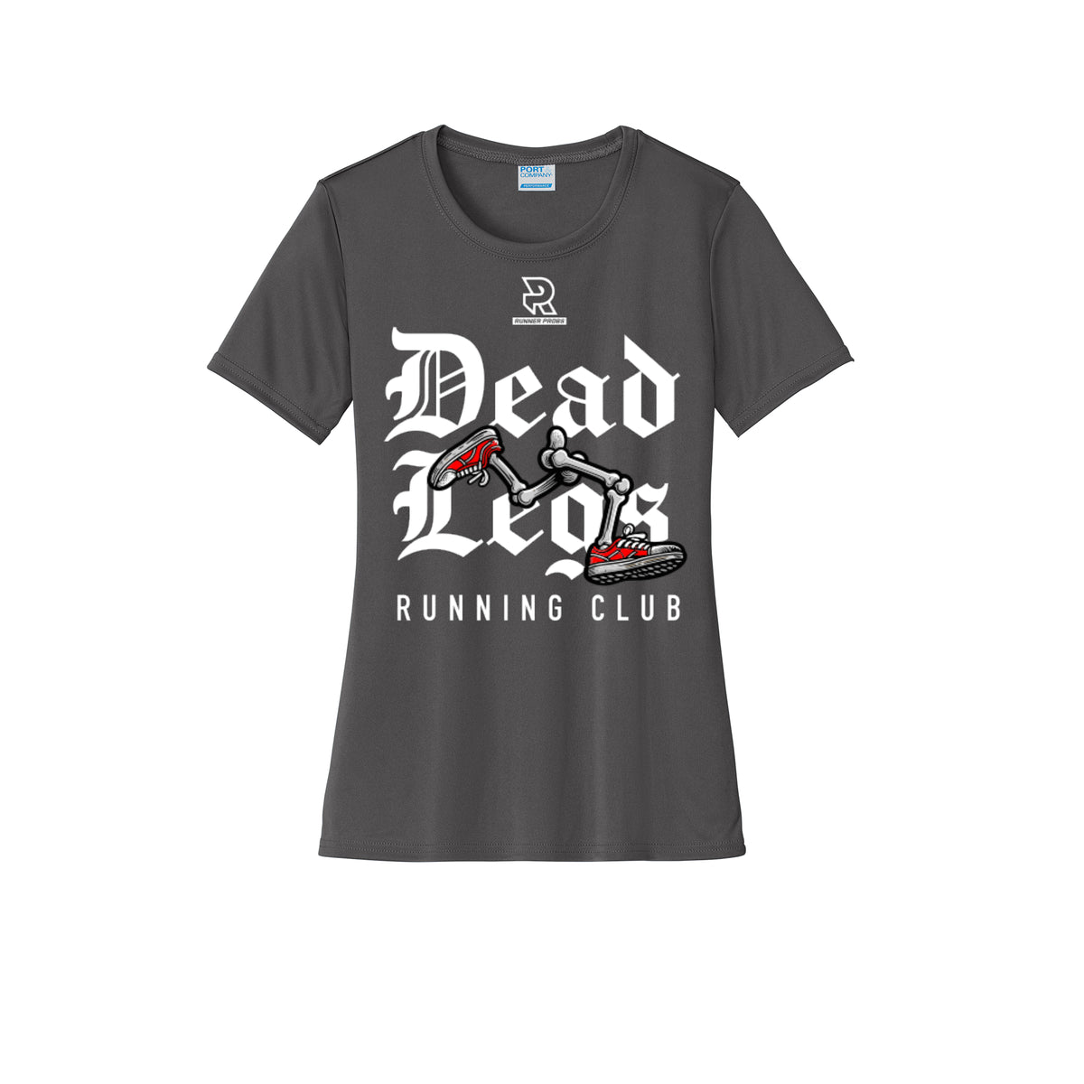 DEAD LEGS (White) - Womens Short Sleeve Performance Tee