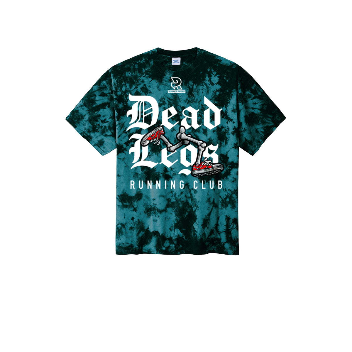 DEAD LEGS (White) - Short Sleeve Tie Dye Cotton Tee