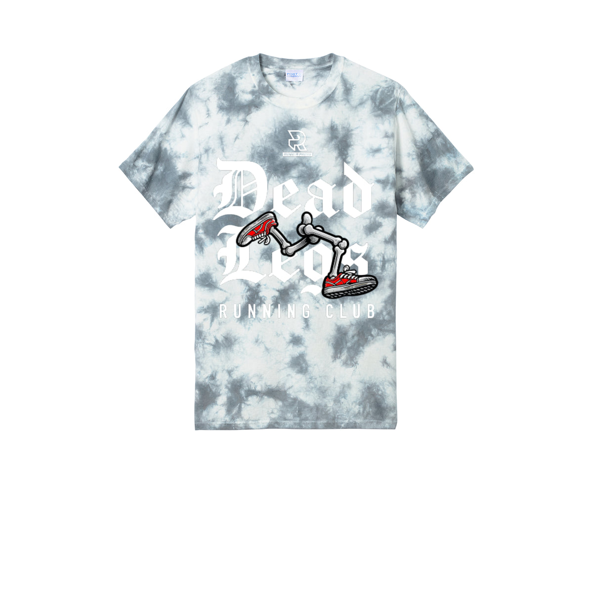 DEAD LEGS (White) - Short Sleeve Tie Dye Cotton Tee