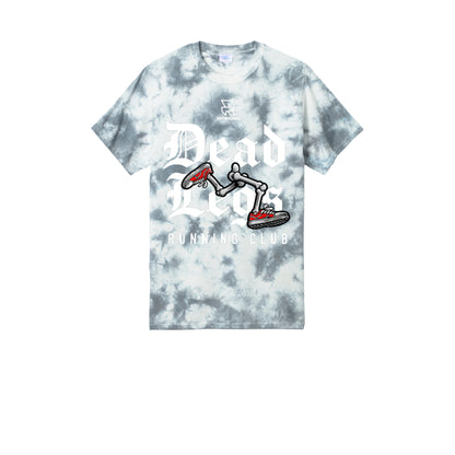 DEAD LEGS (White) - Short Sleeve Tie Dye Cotton Tee