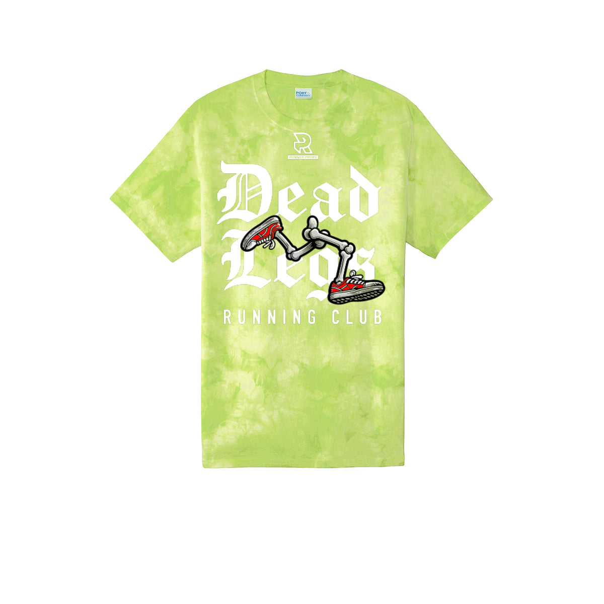 DEAD LEGS (White) - Short Sleeve Tie Dye Cotton Tee