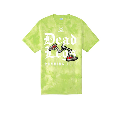 DEAD LEGS (White) - Short Sleeve Tie Dye Cotton Tee