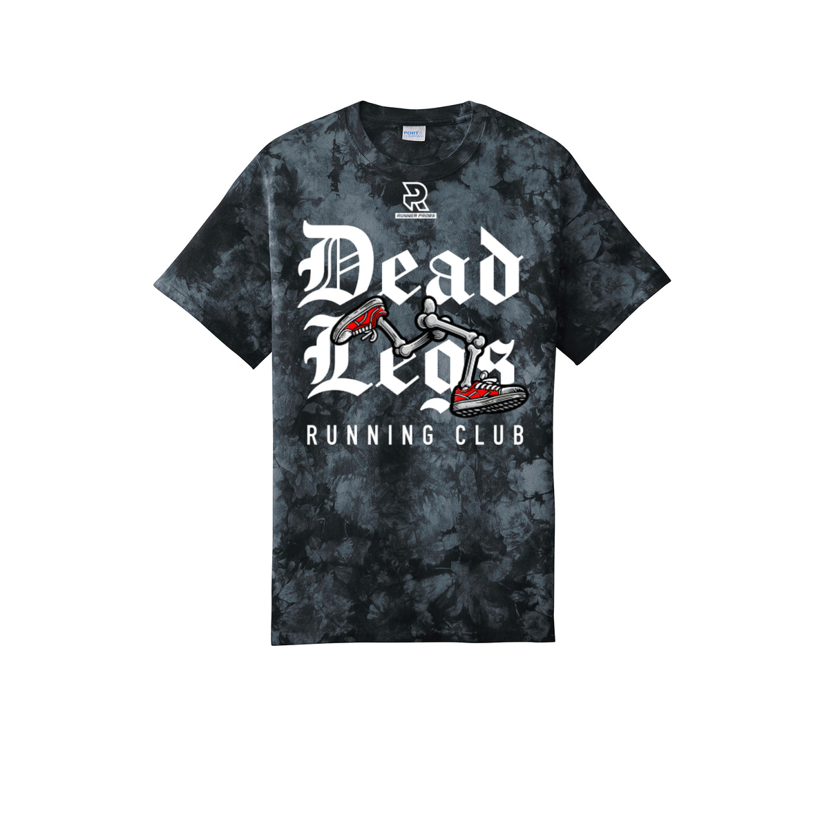 DEAD LEGS (White) - Short Sleeve Tie Dye Cotton Tee