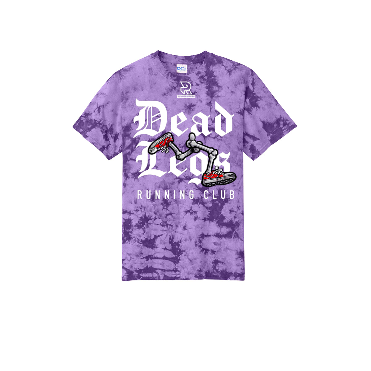 DEAD LEGS (White) - Short Sleeve Tie Dye Cotton Tee