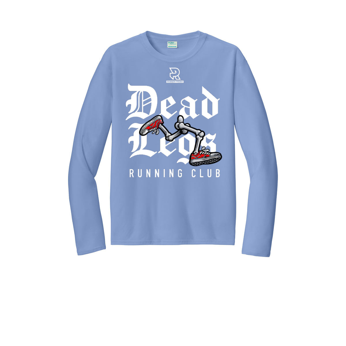DEAD LEGS (White) - Long Sleeve Performance Tee