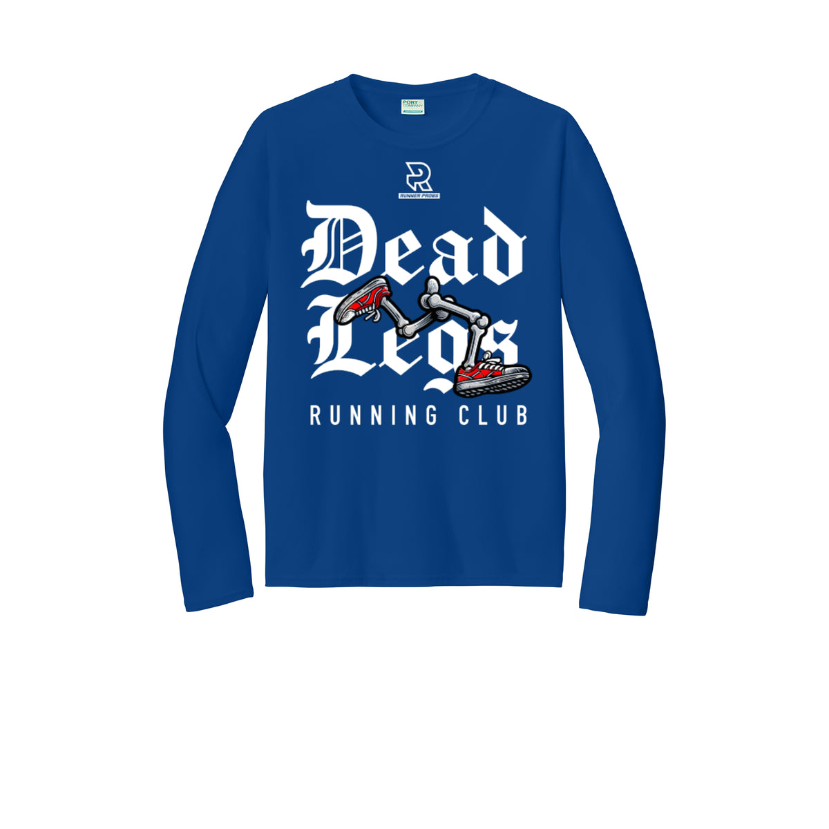 DEAD LEGS (White) - Long Sleeve Performance Tee
