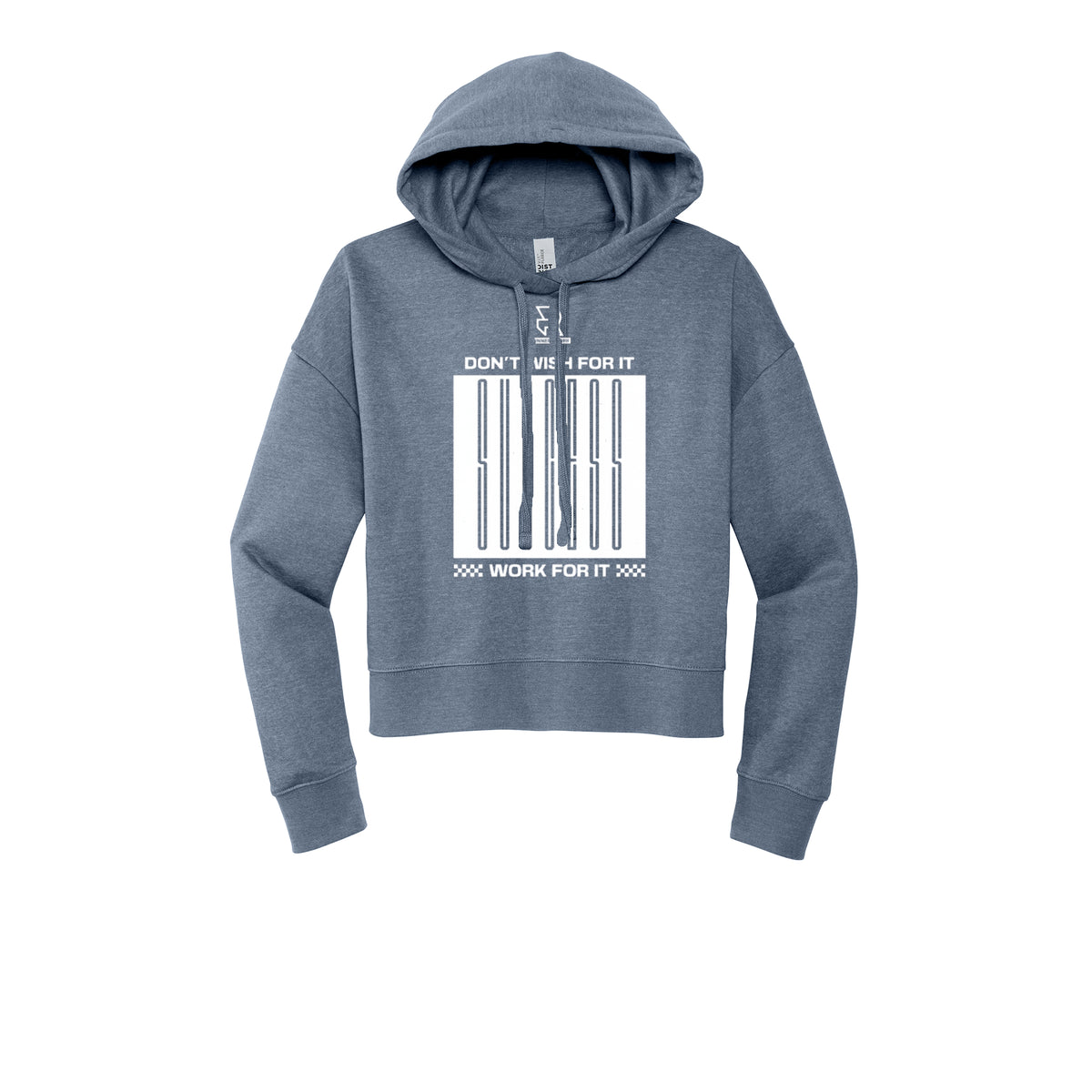DON'T WISH FOR IT WORK FOR IT (White) - Womens Fleece Hoodie