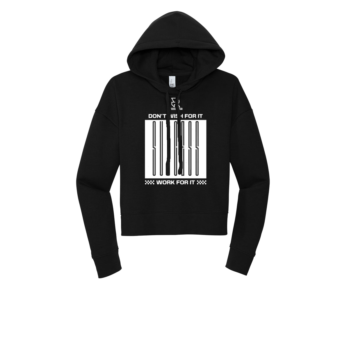 DON'T WISH FOR IT WORK FOR IT (White) - Womens Fleece Hoodie