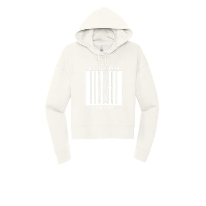 DON'T WISH FOR IT WORK FOR IT (White) - Womens Fleece Hoodie
