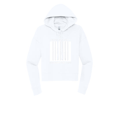 DON'T WISH FOR IT WORK FOR IT (White) - Womens Fleece Hoodie
