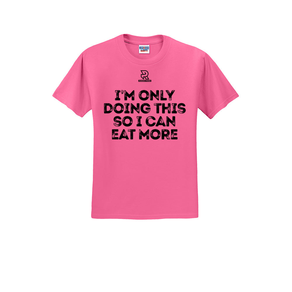 EAT MORE (Black) - Short Sleeve Cotton Tee