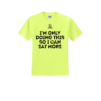 EAT MORE (Black) - Short Sleeve Cotton Tee