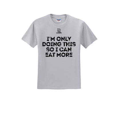 EAT MORE (Black) - Short Sleeve Cotton Tee