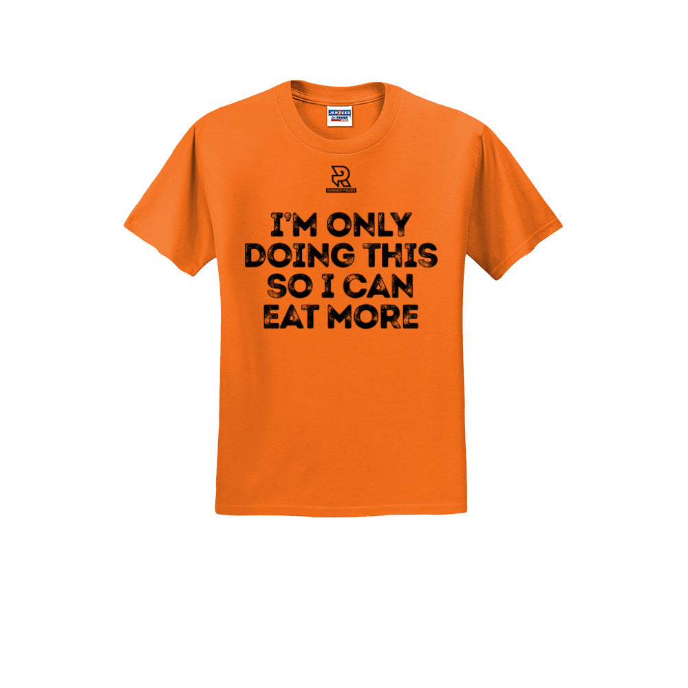 EAT MORE (Black) - Short Sleeve Cotton Tee