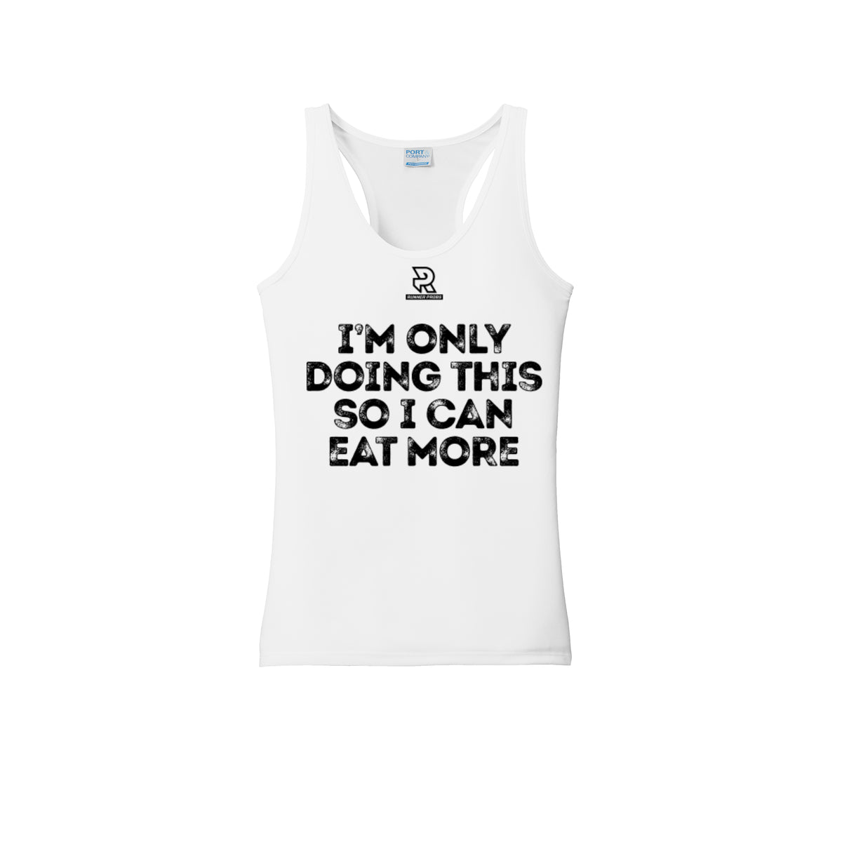 EAT MORE (Black) - Womens Performance Tank