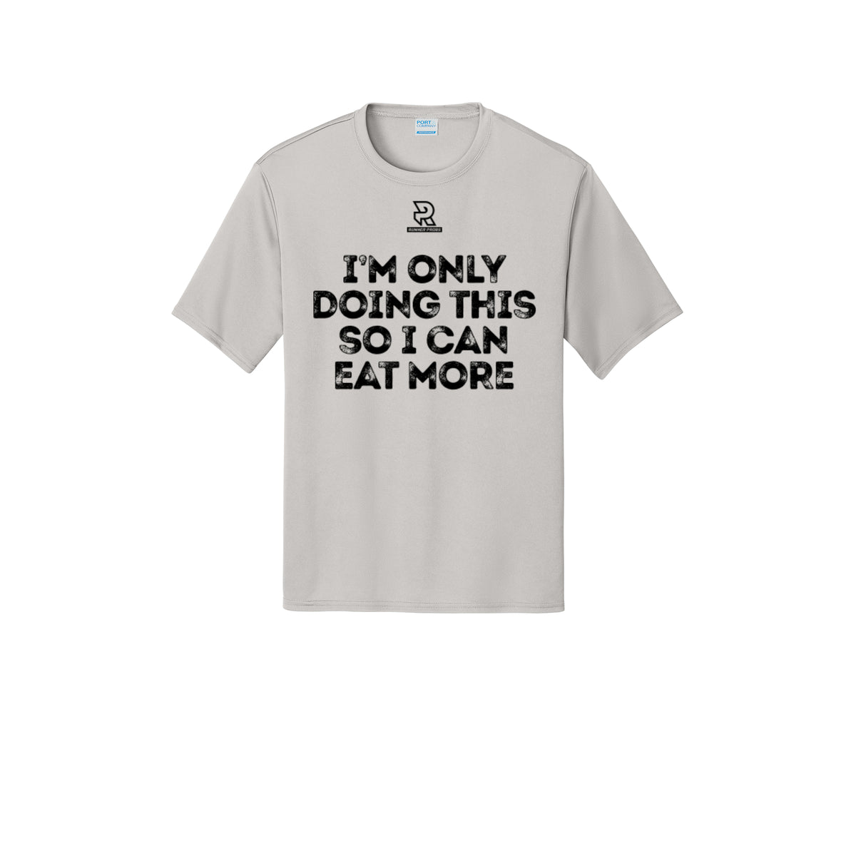 EAT MORE (Black) - Short Sleeve Performance Tee